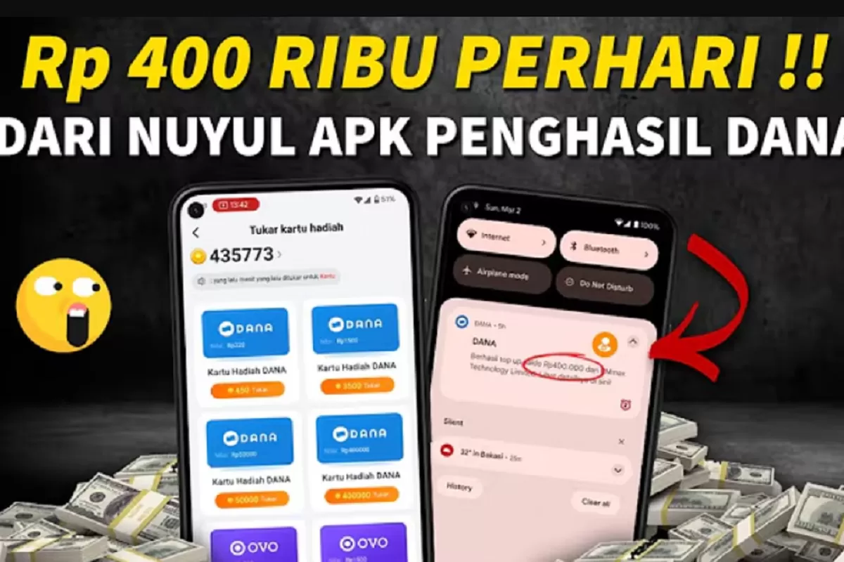 Aplikasi penghasil saldo DANA bisa menjadi solusi praktis untuk mendapatkan uang tambahan hanya dengan smartphone